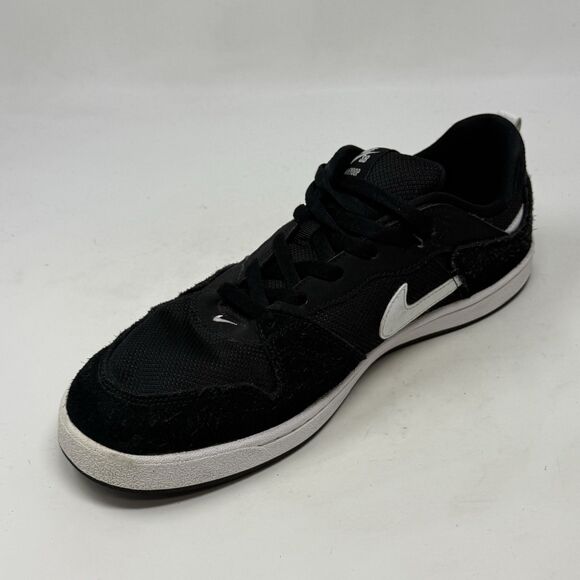 Nike SB Alleyoop Sneakers Mens 11 Black Suede Mesh Low Top Skate Shoes CJ0882001 - Picture 7 of 16